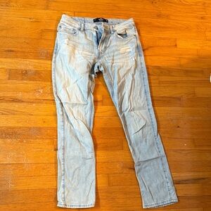 Light Blue Distressed Men's Jeans